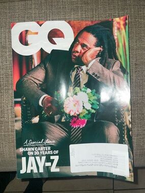 GQ Magazine Special Issue Featuring Jay-Z - Floral Cover